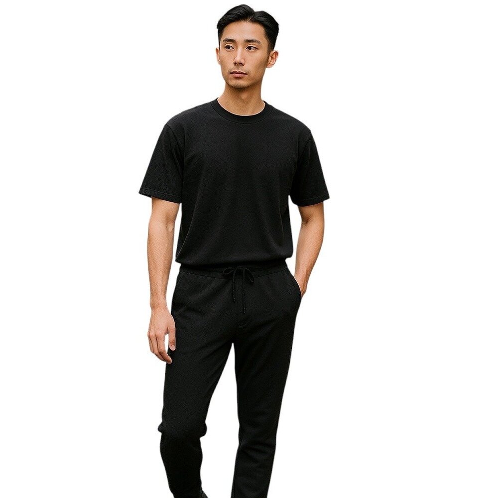 Members Mark Fleece Mens Joggers Black Size L